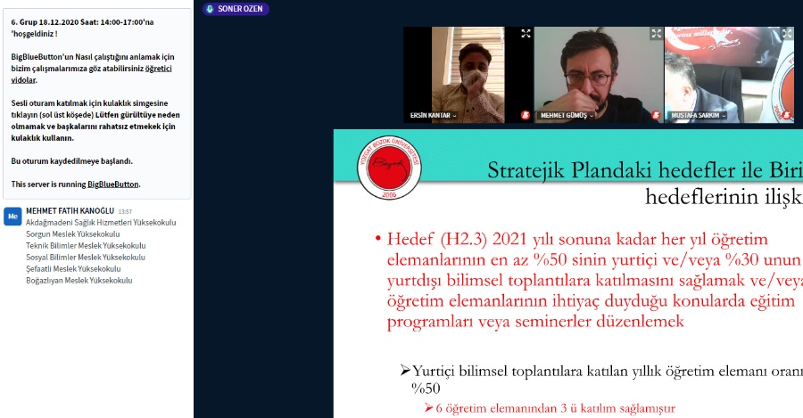 YÖNETİMİ GÖZDEN GEÇİRME (YGG) TOPLANTISI GERÇEKLEŞTİ