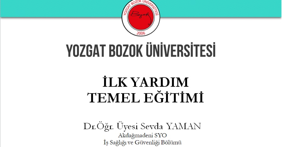 HİZMET İÇİ EĞİTİM (İlk Yardım Temel Eğitimi)
